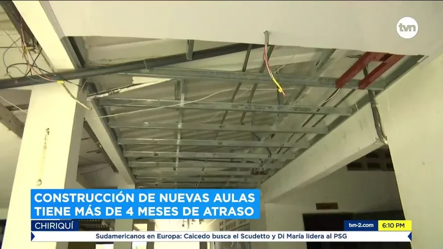 Preocupa atraso de una escuela en Chiriquí