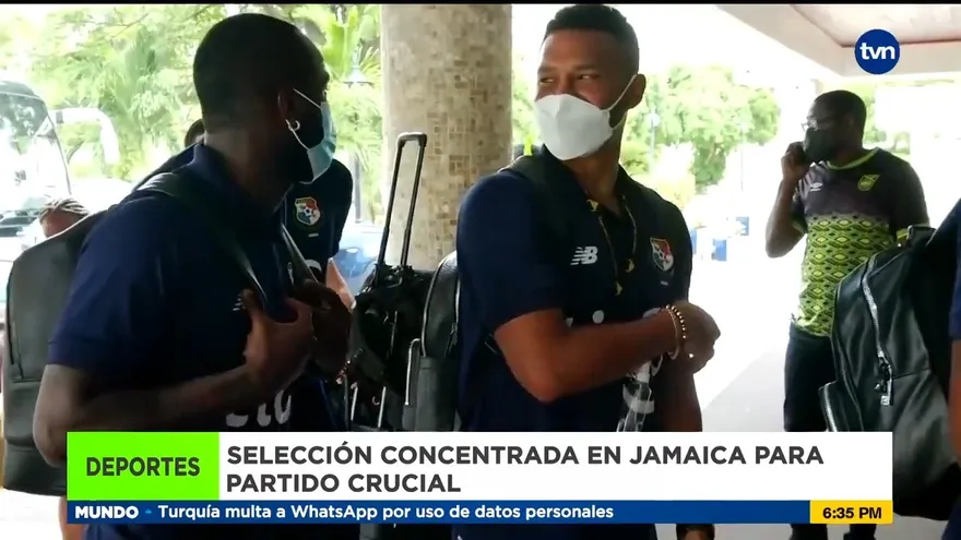 La selección de Panamá ya está en Kingston, Jamaica