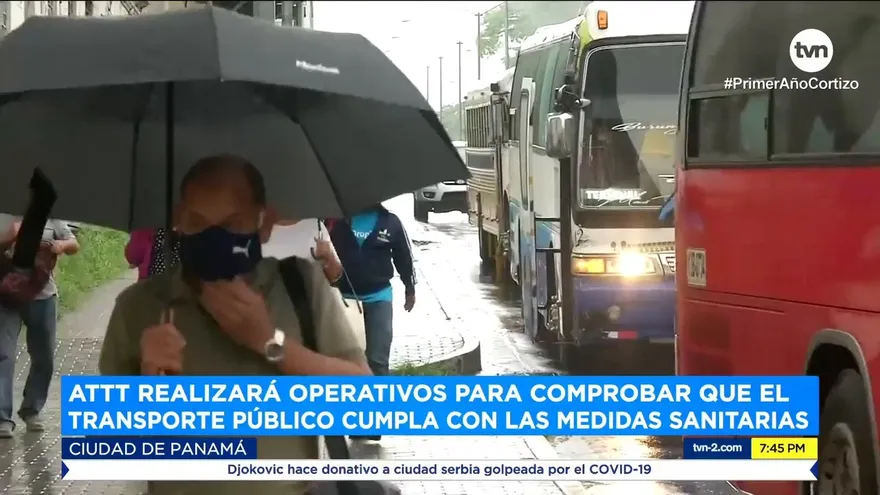 ATTT realizará operativos para comprobar que el transporte público cumpla con las medidas sanitarias