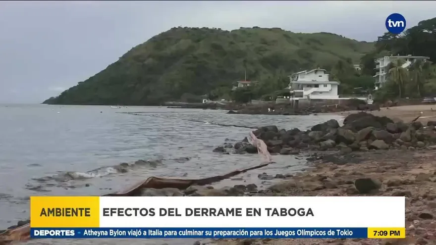 Efectos del derrame en Taboga