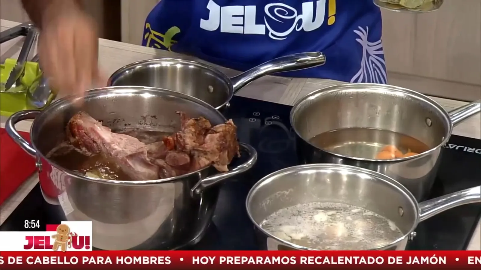 Vídeo | Receta: Porotos con rabito y jamón recalentado - Cocina con Alexis  | Tvn Panamá