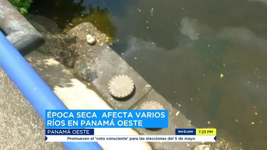 Ríos en la provincia de Panamá Oeste están afectados