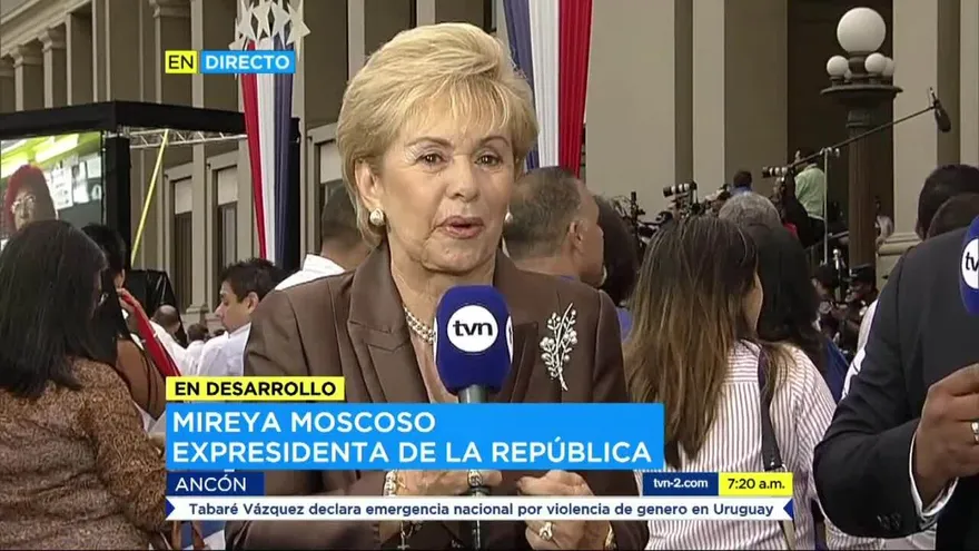 Expresidenta Moscoso recuerda la transferencia del Canal hace 20 años