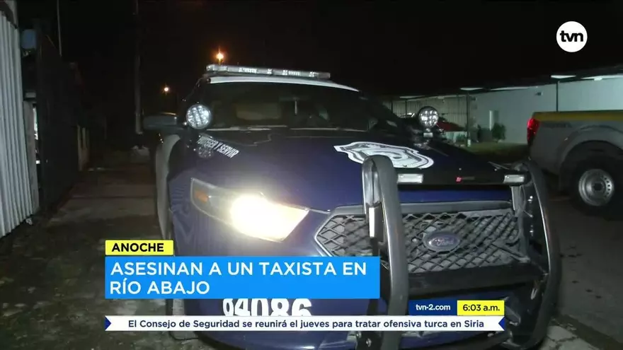 Asesinan a un taxista en Río Abajo