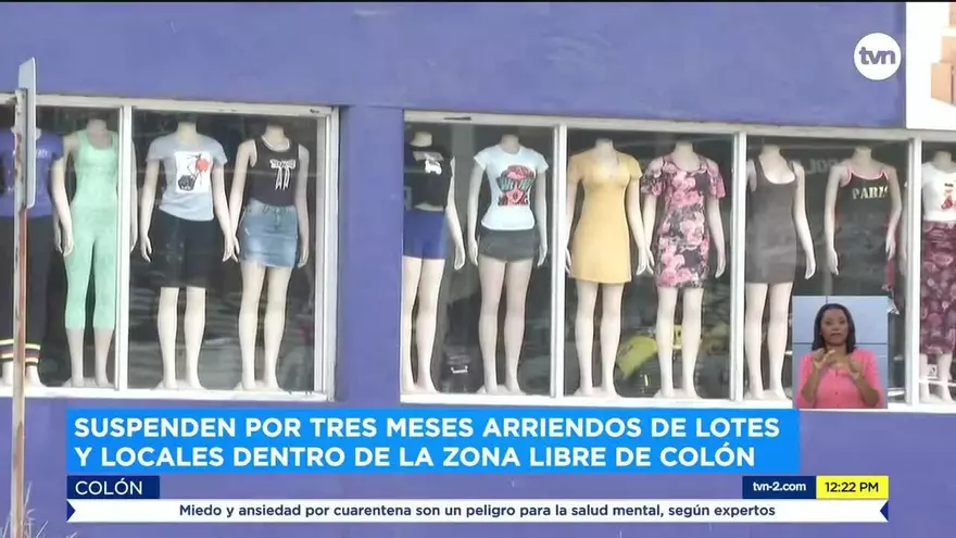 Suspenden por tres meses el pago de alquileres en la Zona Libre de Colón