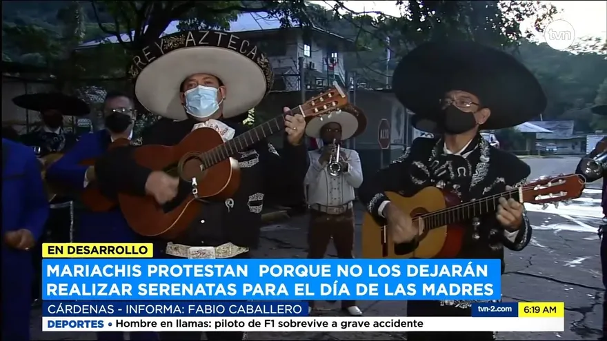 Doce agrupaciones de mariachis protestan en Cárdenas
