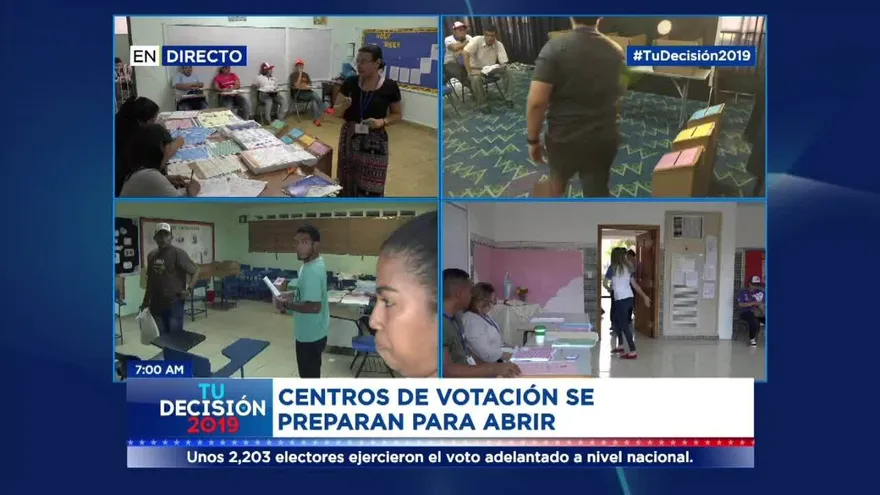 Abren mesas de votación de las elecciones 2019