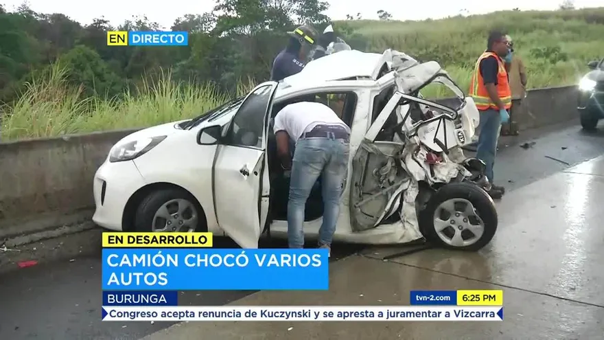 Accidente en Burunga deja una mujer con heridas de gravedad