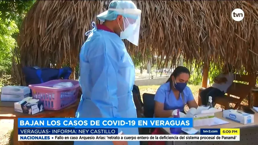 Disminuyen casos activos de COVID-19 en Veraguas