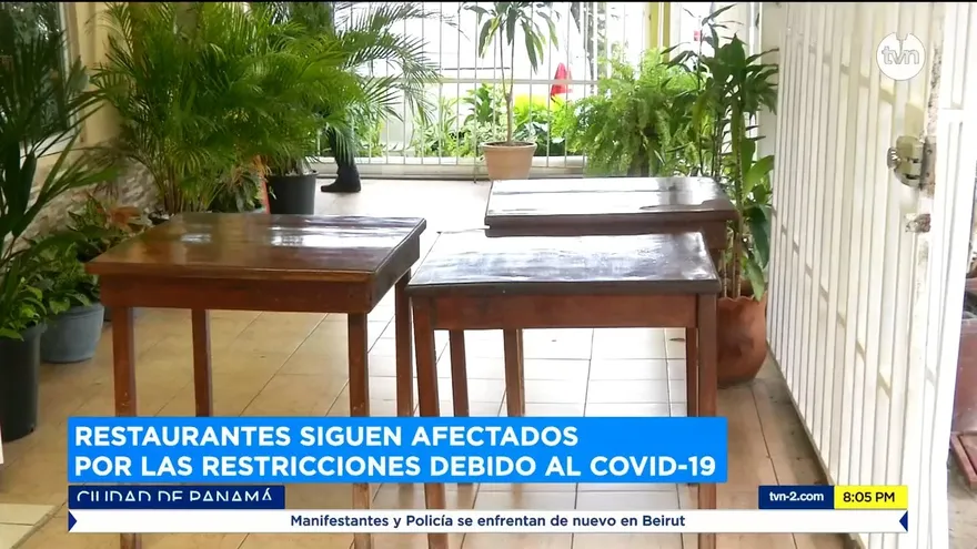 Restaurantes siguen afectados por las restricciones debido al COVID-19