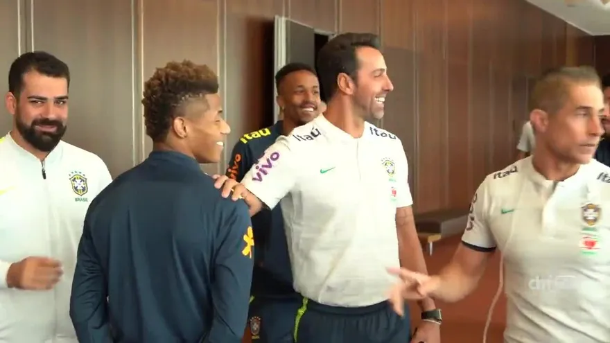 Selección de Brasil instalada en Oporto