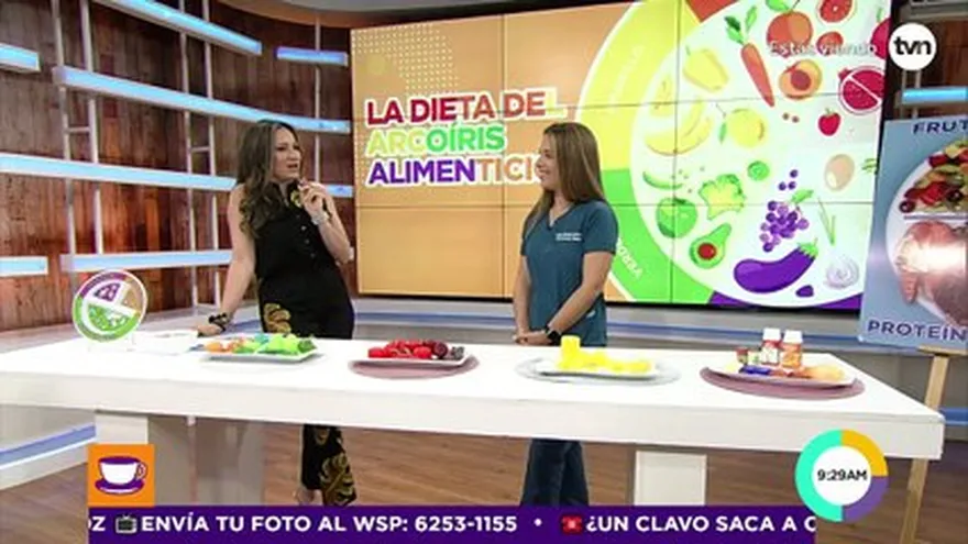 Los colores en tu plato de comida significan nutrientes