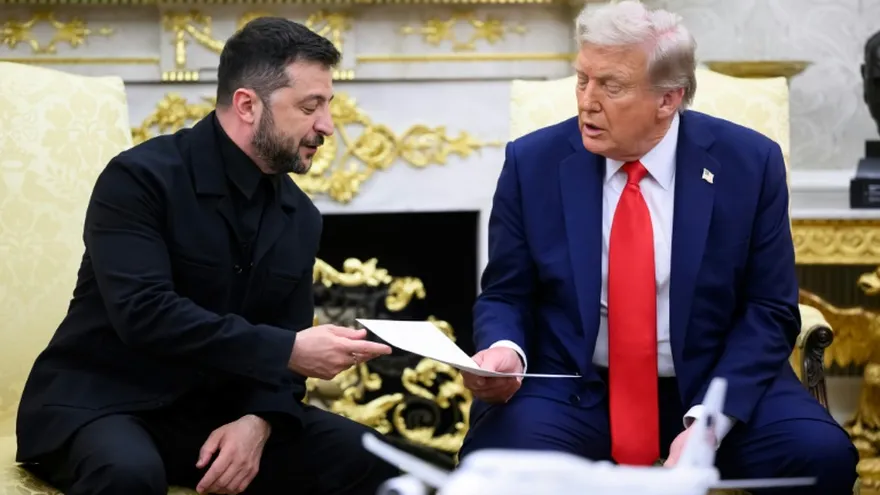 ‘¡Me encanta!’: el traje de Zelenski cautiva a Trump