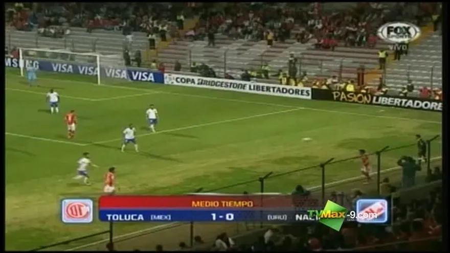 Gol de Luis Tejada al Nacional de Uruguay
