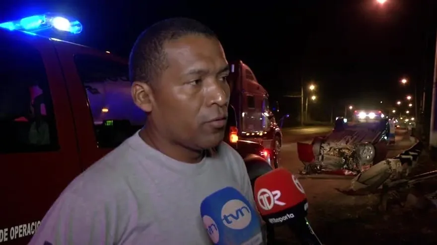 Se registra accidente en autopista al puente Centenario