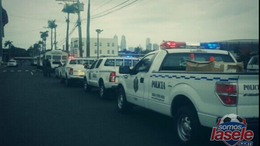 Seguridad a su máxima expresión previo al partido