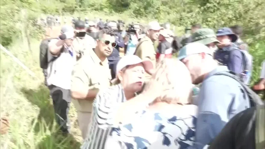 Evacúan a la presidenta Laura Fernández durante gira en la frontera con Nicaragua