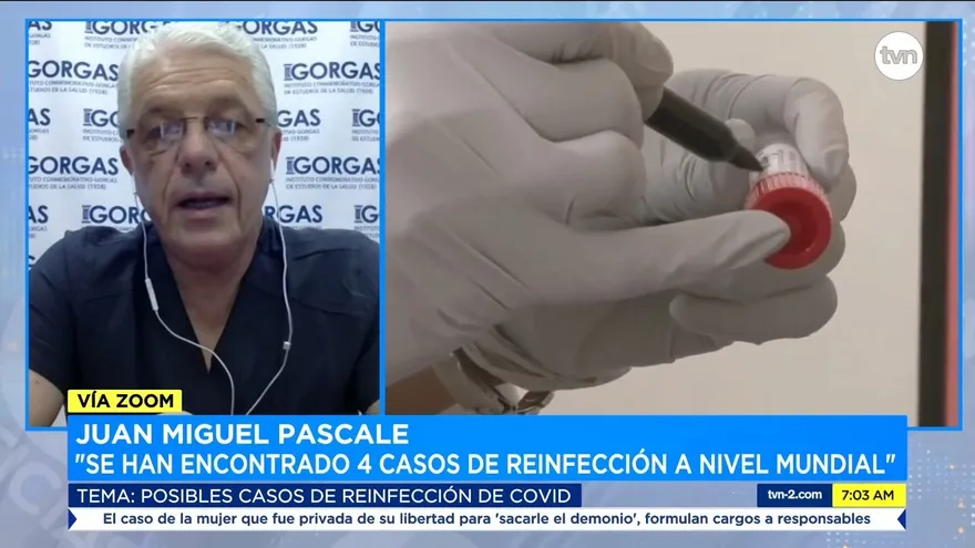 Instituto Gorgas investiga casos de reinfección por COVID-19