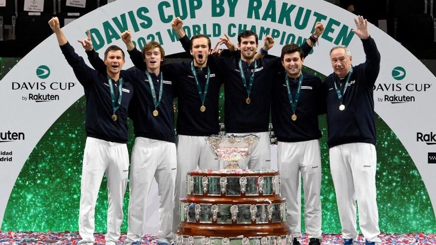 Equipo de Rusia ganador de la Copa Davis