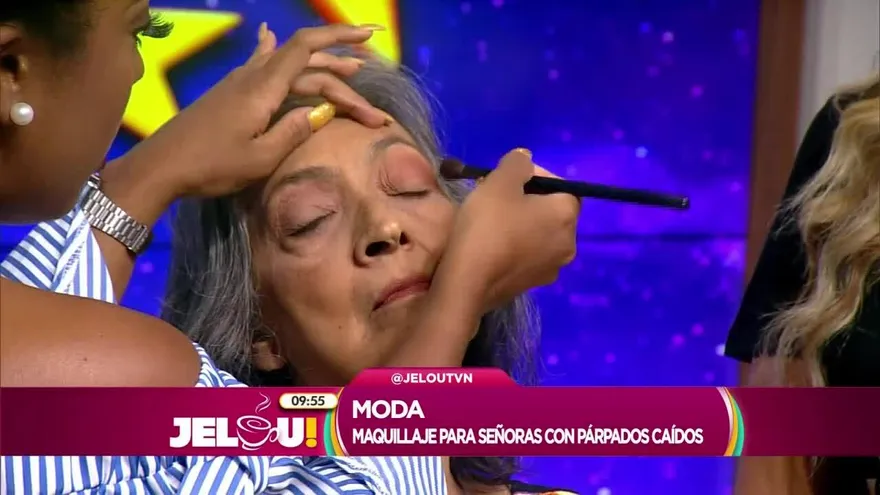 Maquillaje para señoras con parpados caídos