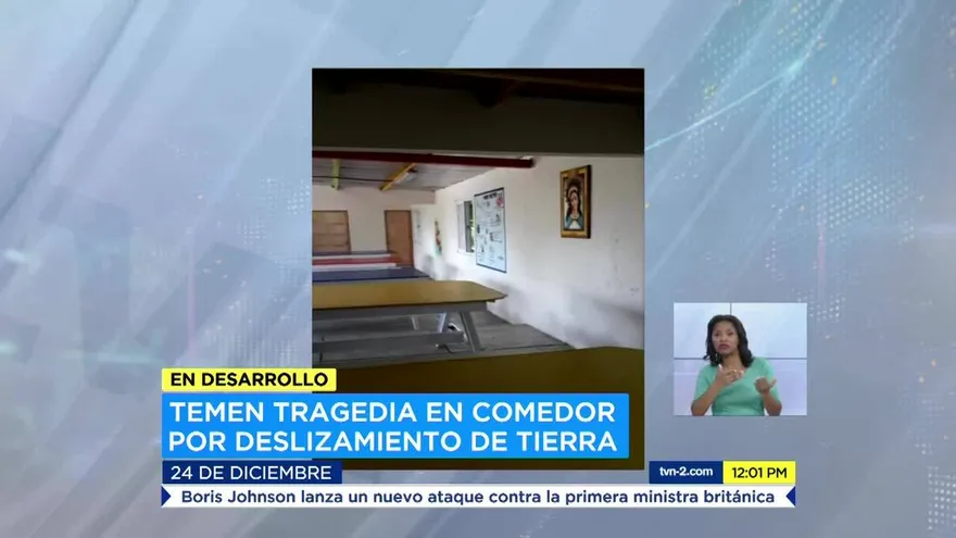 Comedor infantil en la 24 de diciembre está en peligro por deslizamientos