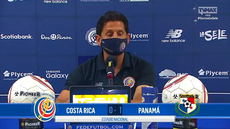 Ronald González pone como excusa que ellos tenían más jugadores de su liga que Panamá