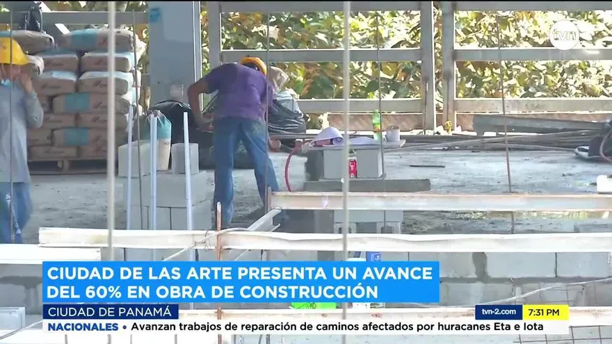 Pandemia atrasa el ritmo de construcción de Ciudad de las Artes