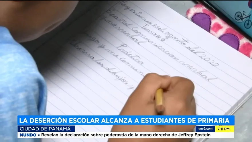 Deserción escolar alcanza a estudiantes de primaria