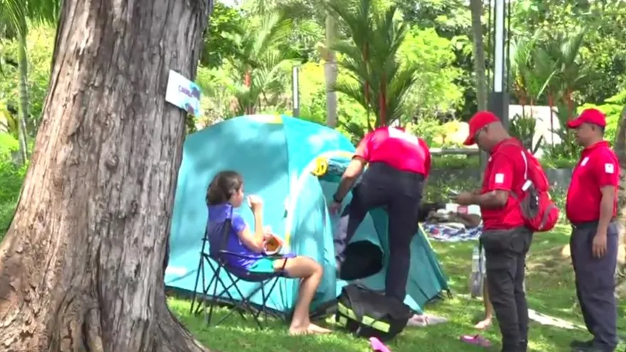 Parque Omar se mantendrá como centro de acopio y para personas que viven en edificios