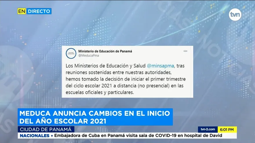 Año escolar iniciará a distancia