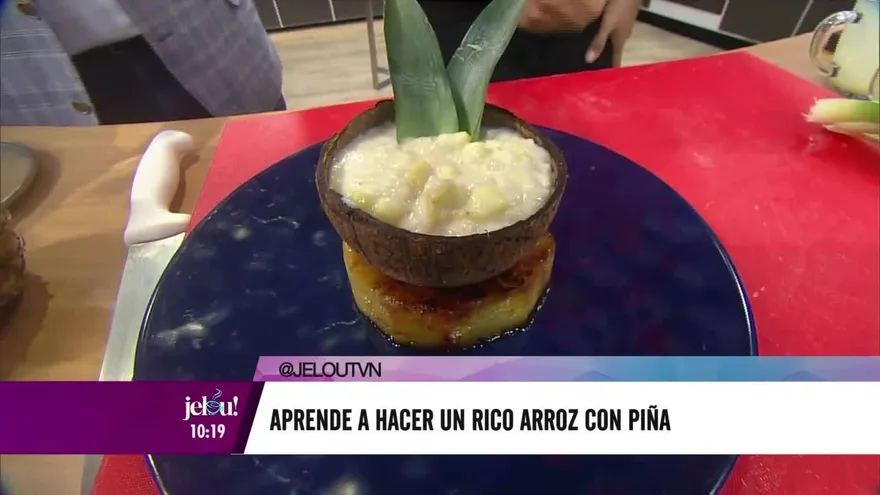 Aprende a preparar un rico arroz con piña
