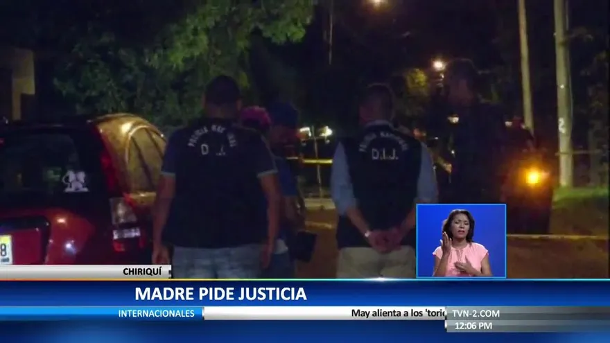 Justicia, es lo que solicita madre de menor asesinado en Chiriquí
