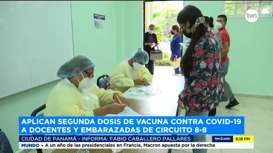 Los docentes que reciben la última dosis contra la Covid-19 en circuito 8-8