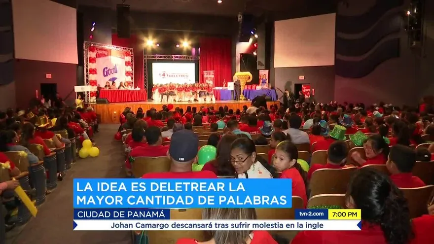Final del concurso de deletreo 2018 entre estudiantes de primaria