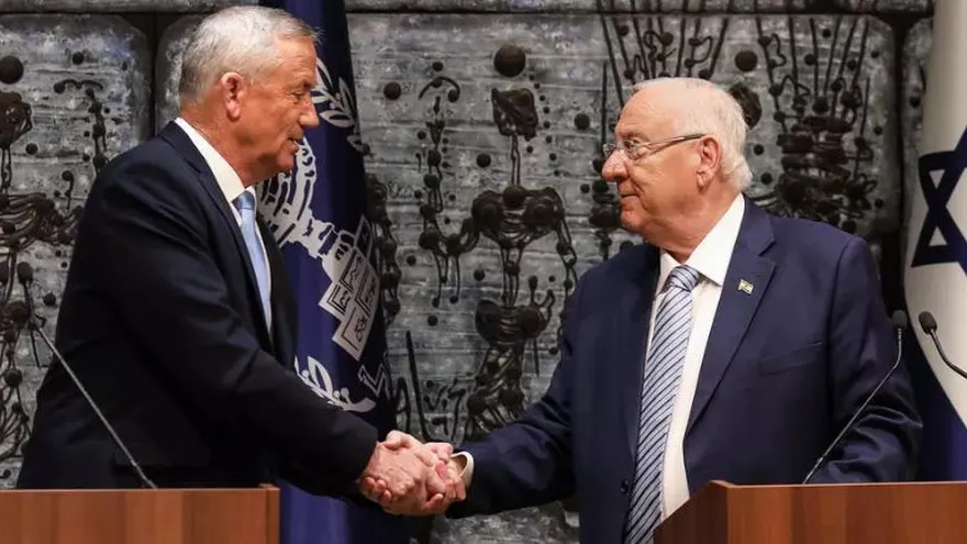 El presidente israelí niega a Gantz prolongar el plazo para formar gobierno. Foto/AFP