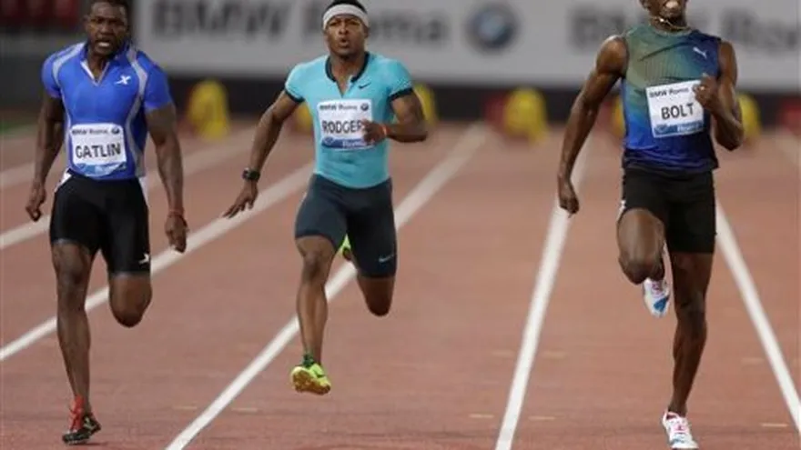 Gatlin supera a Bolt en Liga Diamante