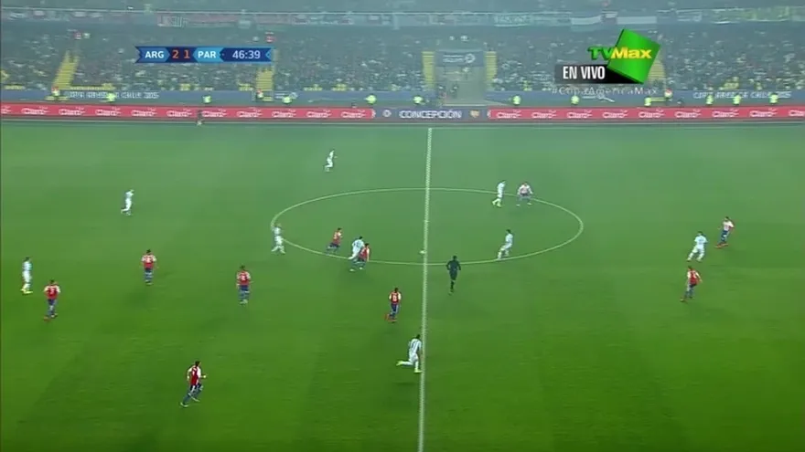 Gol de Di María min. 47 - Argentina 3-1 Paraguay