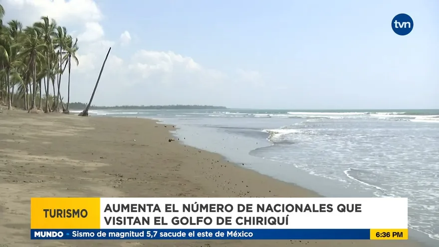 Aumento de turistas nacionales en el Golfo de Chiriquí