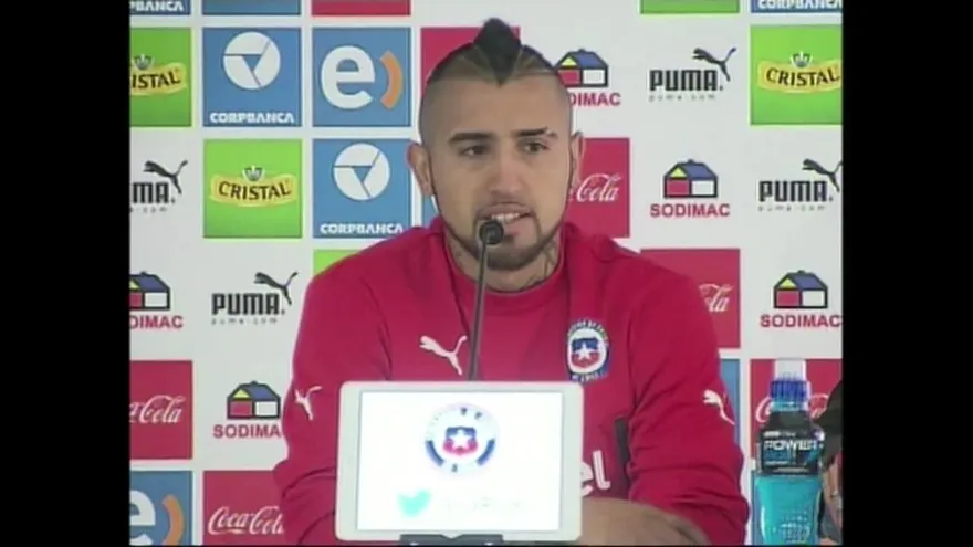 "Les fallé a todos", entre lagrimas dijó Arturo Vidal