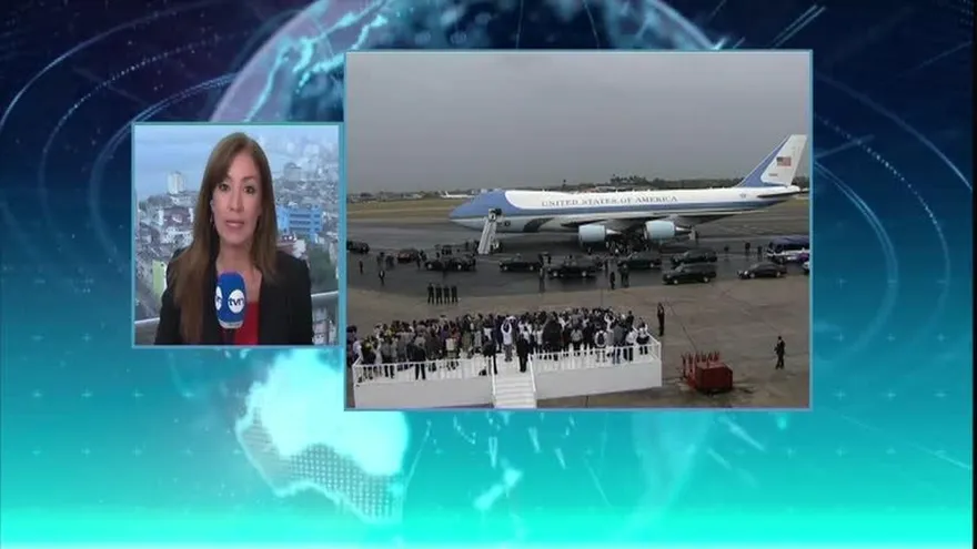 Obama llega a Cuba en su histórica visita