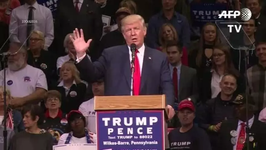 Trump, sobre denuncias de acoso sexual: son mentiras totales