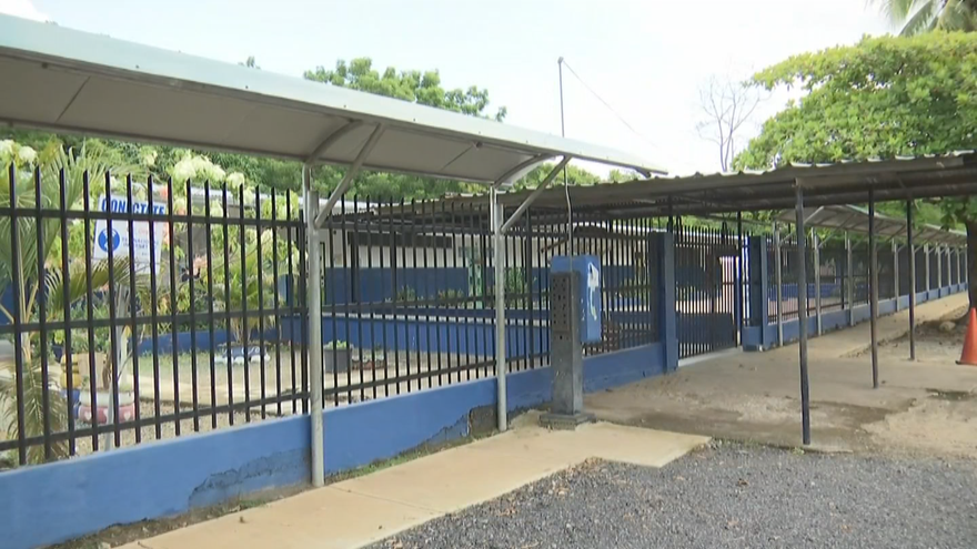 Una escuela en la provincia de Chiriquí cerrada debido a la crisis sanitaria
