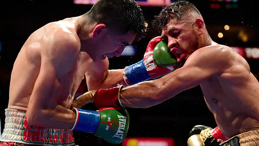 Santa Cruz (izq.) y Mares hablan de la revancha.