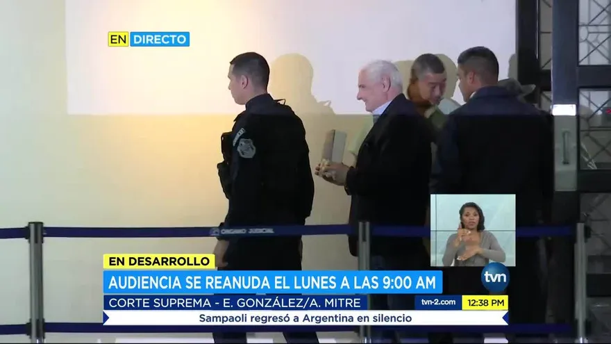 Audiencia intermedia a Martinelli seguirá el lunes 9 de julio