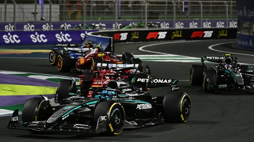 Acción del Gran Premio de Arabia Saudita 2025