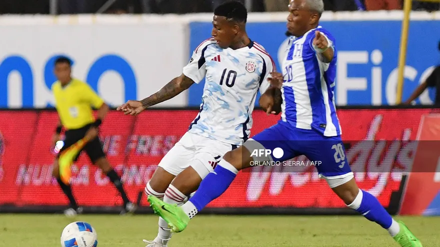 Partido de eliminatoria Concacaf Honduras vs Costa Rica