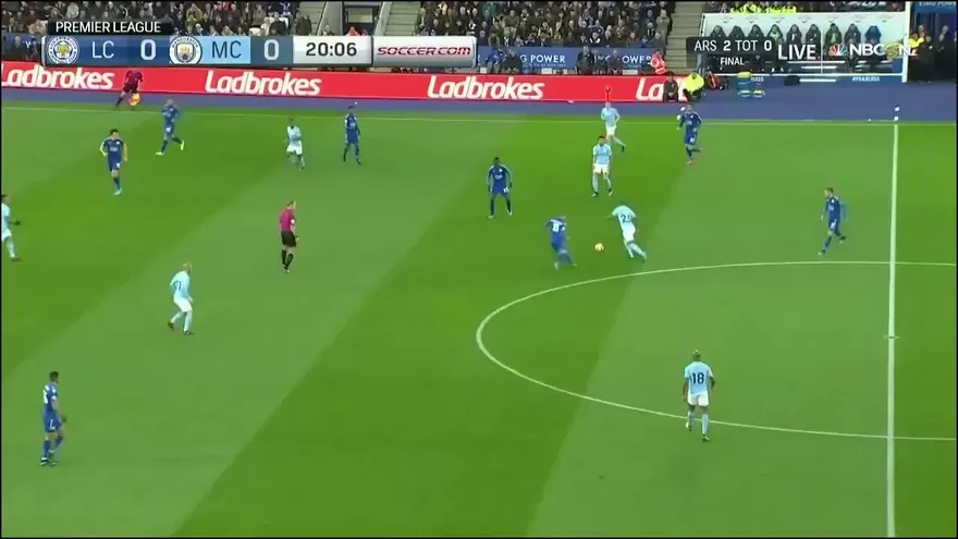 Resumen Leicester City vs Manchester City