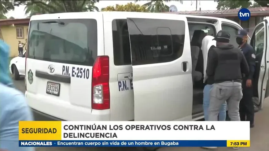 Operativos policiales contra el crimen