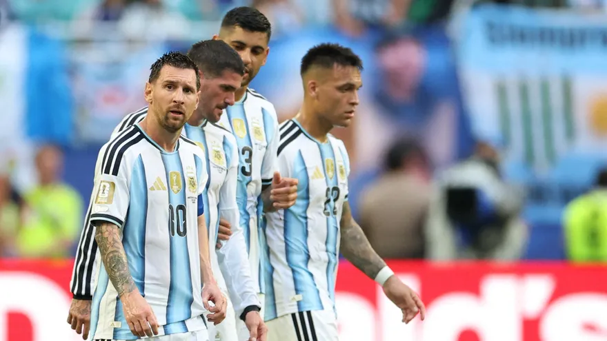 Lionel Messi y su equipo