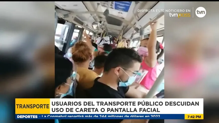 Tomarán medidas contra los que incumplan uso de caretas en transportes público